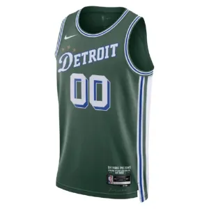 Nike Detroit Pistons Personoitava Miesten Pelipaita City Edition 2022-23 Swingman Vihreä