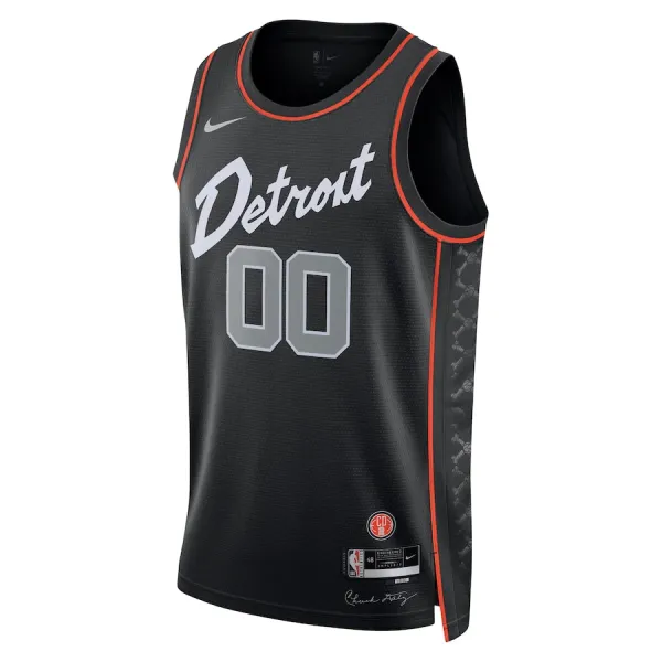 Nike Detroit Pistons Personoitava Miesten Pelipaita City Edition 2023-24 Swingman Musta
