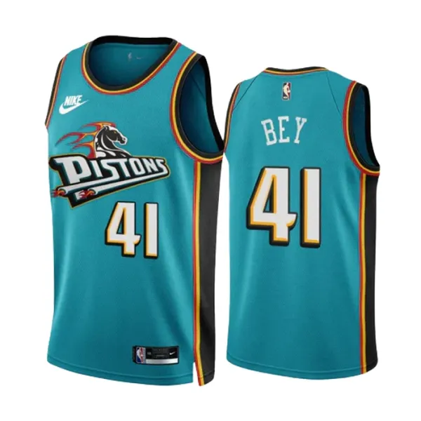 Nike Detroit Pistons Saddiq Bey 41 Miesten Pelipaita Classic Edition 2022-23 Swingman Sinivihreä Nike Detroit Pistons Saddiq Bey 41 Miesten Pelipaita Classic Edition 2022-23 Swingman Sinivihreä