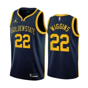 Golden State Warriors Andrew Wiggins 22 Jordan Miesten Pelipaita Statement Edition Swingman Laivasto Golden State Warriors Andrew Wiggins 22 Jordan Miesten Pelipaita Statement Edition Swingman Laivasto