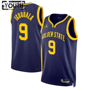 Golden State Warriors jordan Andre Iguodala 9 Lasten Pelipaita Statement Edition Swingman Sininen