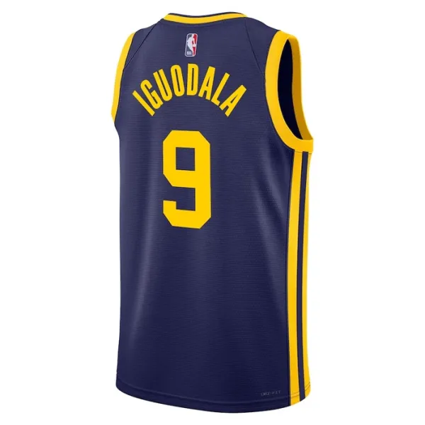 Golden State Warriors jordan Andre Iguodala 9 Miesten Pelipaita Statement Edition Swingman Sininen