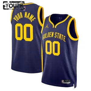 Golden State Warriors Jordan Personoitava Lasten Pelipaita Statement Edition Swingman Laivasto