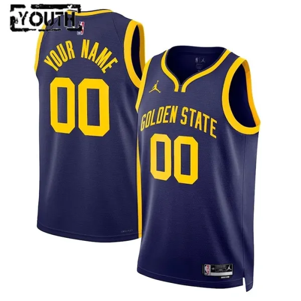 Golden State Warriors Jordan Personoitava Lasten Pelipaita Statement Edition Swingman Laivasto Golden State Warriors Jordan Personoitava Lasten Pelipaita Statement Edition Swingman Laivasto