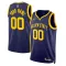 Golden State Warriors Jordan Personoitava Miesten Pelipaita Statement Edition Swingman Laivasto