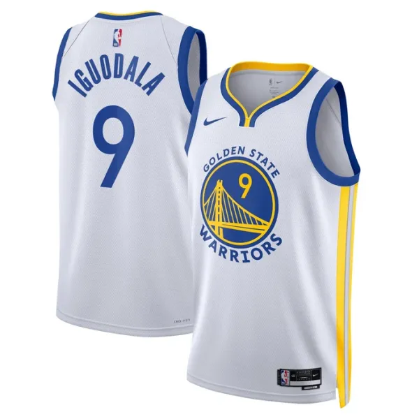 Nike Golden State Warriors Andre Iguodala 9 Miesten Pelipaita Association Edition Swingman Valkoinen Nike Golden State Warriors Andre Iguodala 9 Miesten Pelipaita Association Edition Swingman Valkoinen