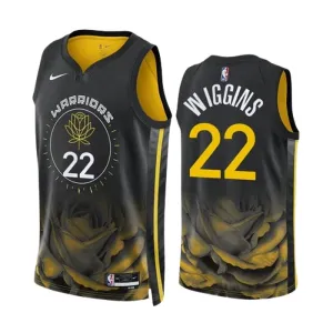 Nike Golden State Warriors Andrew Wiggins 22 Miesten Pelipaita City Edition 2022-23 Swingman Musta Nike Golden State Warriors Andrew Wiggins 22 Miesten Pelipaita City Edition 2022-23 Swingman Musta