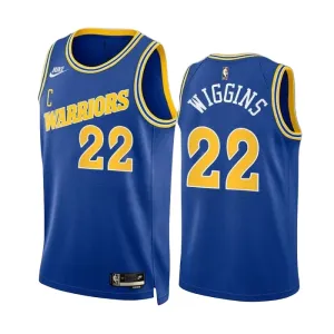 Nike Golden State Warriors Andrew Wiggins 22 Miesten Pelipaita Classic Edition 2022-23 Swingman Sininen Nike Golden State Warriors Andrew Wiggins 22 Miesten Pelipaita Classic Edition 2022-23 Swingman Sininen