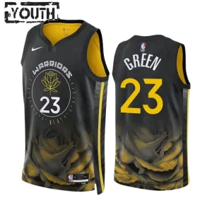 Nike Golden State Warriors Draymond Green 23 Lasten Pelipaita City Edition 2022-23 Swingman Musta Nike Golden State Warriors Draymond Green 23 Lasten Pelipaita City Edition 2022-23 Swingman Musta