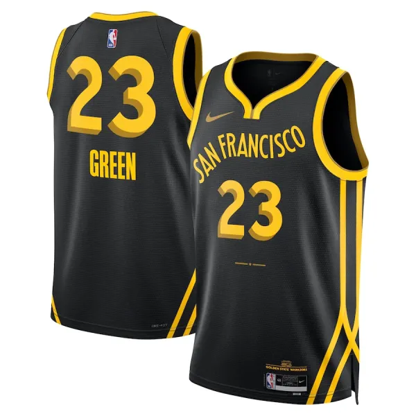 Nike Golden State Warriors Draymond Green Miesten Pelipaita City Edition 2023-24 Swingman Musta Nike Golden State Warriors Draymond Green Miesten Pelipaita City Edition 2023-24 Swingman Musta