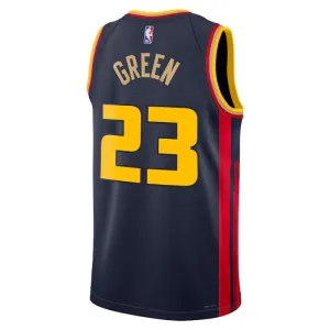 Nike Golden State Warriors Draymond Green Miesten Pelipaita City Edition 2024-25 Swingman Laivasto
