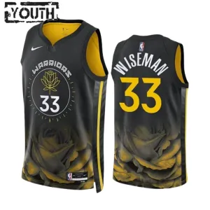 Nike Golden State Warriors James Wiseman 33 Lasten Pelipaita City Edition 2022-23 Swingman Musta Nike Golden State Warriors James Wiseman 33 Lasten Pelipaita City Edition 2022-23 Swingman Musta