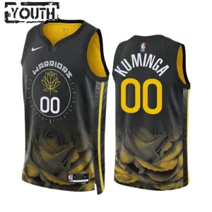 Nike Golden State Warriors Jonathan Kuminga 00 Lasten Pelipaita City Edition 2022-23 Swingman Musta Nike Golden State Warriors Jonathan Kuminga 00 Lasten Pelipaita City Edition 2022-23 Swingman Musta