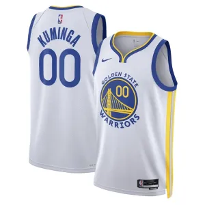 Nike Golden State Warriors Jonathan Kuminga 00 Miesten Pelipaita Association Edition Swingman Valkoinen