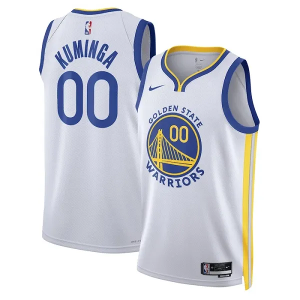 Nike Golden State Warriors Jonathan Kuminga 00 Miesten Pelipaita Association Edition Swingman Valkoinen Nike Golden State Warriors Jonathan Kuminga 00 Miesten Pelipaita Association Edition Swingman Valkoinen