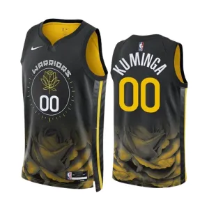 Nike Golden State Warriors Jonathan Kuminga 00 Miesten Pelipaita City Edition 2022-23 Swingman Musta Nike Golden State Warriors Jonathan Kuminga 00 Miesten Pelipaita City Edition 2022-23 Swingman Musta