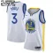 Nike Golden State Warriors Jordan Poole 3 Lasten Pelipaita Association Edition Swingman Valkoinen