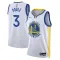Nike Golden State Warriors Jordan Poole 3 Miesten Pelipaita Association Edition Swingman Valkoinen