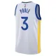 Nike Golden State Warriors Jordan Poole 3 Miesten Pelipaita Association Edition Swingman Valkoinen