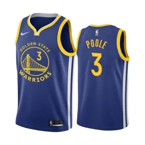 Nike Golden State Warriors Jordan Poole 3 Miesten Pelipaita Icon Edition Swingman