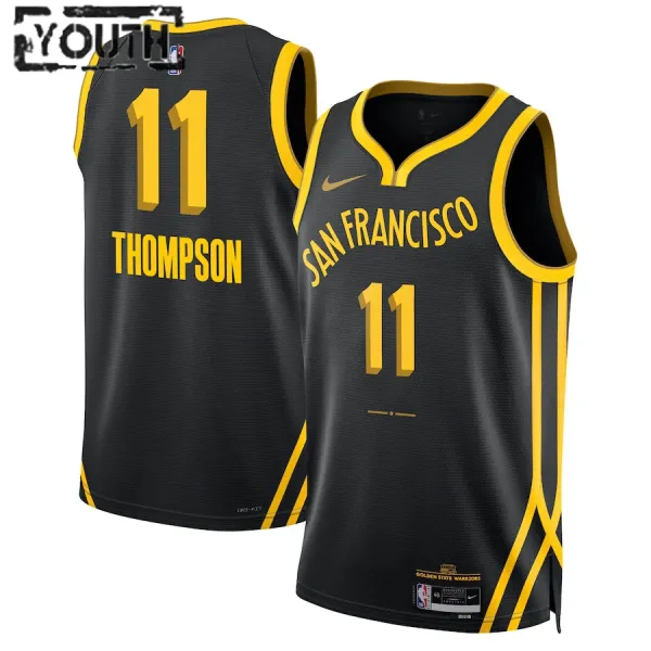 Nike Golden State Warriors Klay Thompson Lasten Pelipaita City Edition 2023-24 Swingman Musta Nike Golden State Warriors Klay Thompson Lasten Pelipaita City Edition 2023-24 Swingman Musta