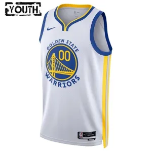 Nike Golden State Warriors Personoitava Lasten Pelipaita Association Edition Swingman Valkoinen