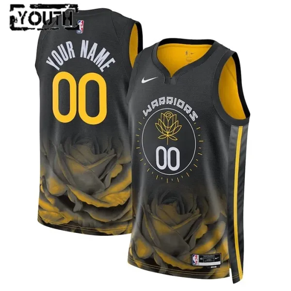 Nike Golden State Warriors Personoitava Lasten Pelipaita City Edition 2022-23 Swingman Musta Nike Golden State Warriors Personoitava Lasten Pelipaita City Edition 2022-23 Swingman Musta