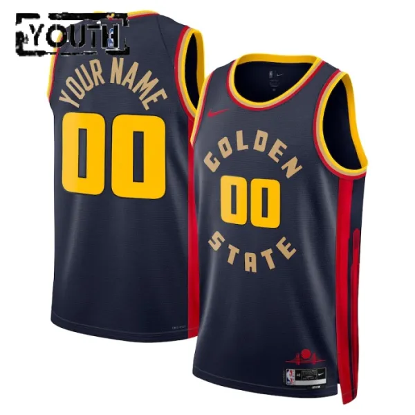 Nike Golden State Warriors Personoitava Lasten Pelipaita City Edition 2024-25 Swingman Laivasto Nike Golden State Warriors Personoitava Lasten Pelipaita City Edition 2024-25 Swingman Laivasto