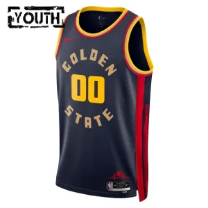 Nike Golden State Warriors Personoitava Lasten Pelipaita City Edition 2024-25 Swingman Laivasto