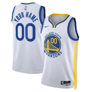 Nike Golden State Warriors Personoitava Miesten Pelipaita Association Edition Swingman Valkoinen