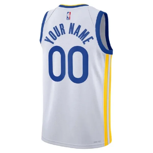 Nike Golden State Warriors Personoitava Miesten Pelipaita Association Edition Swingman Valkoinen