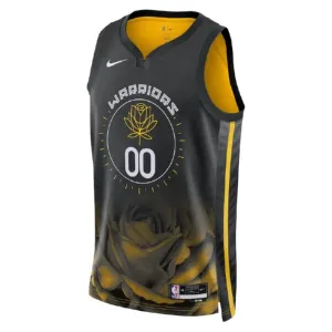 Nike Golden State Warriors Personoitava Miesten Pelipaita City Edition 2022-23 Swingman Musta