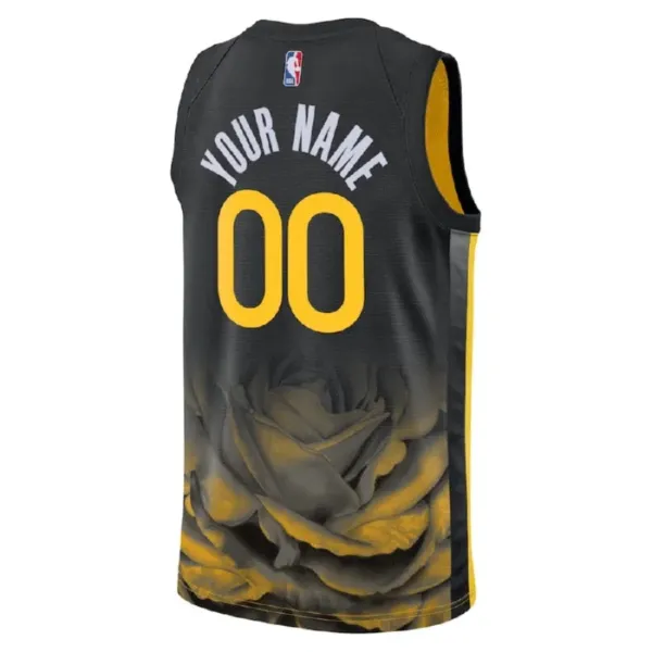 Nike Golden State Warriors Personoitava Miesten Pelipaita City Edition 2022-23 Swingman Musta