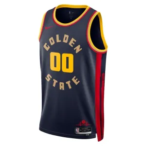 Nike Golden State Warriors Personoitava Miesten Pelipaita City Edition 2024-25 Swingman Laivasto