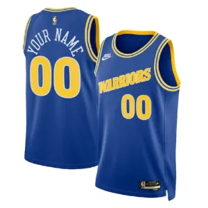 Nike Golden State Warriors Personoitava Miesten Pelipaita Classic Edition 2022-23 Swingman Sininen Nike Golden State Warriors Personoitava Miesten Pelipaita Classic Edition 2022-23 Swingman Sininen