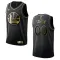 Nike Golden State Warriors Personoitava Miesten Pelipaita Golden Edition Swingman Musta