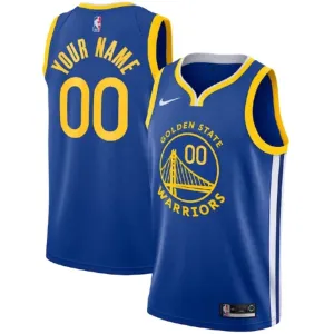 Nike Golden State Warriors Personoitava Miesten Pelipaita Icon Edition Swingman Sininen