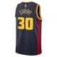 Nike Golden State Warriors Stephen Curry Miesten Pelipaita City Edition 2024-25 Swingman Laivasto