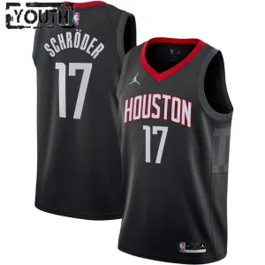Houston Rockets Jordan Dennis Schroder 17 Lasten Pelipaita Statement Edition Swingman Musta
