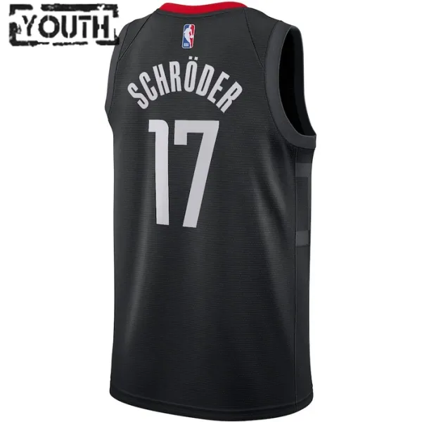 Houston Rockets Jordan Dennis Schroder 17 Lasten Pelipaita Statement Edition Swingman Musta
