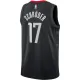 Houston Rockets Jordan Dennis Schroder 17 Miesten Pelipaita Statement Edition Swingman Musta