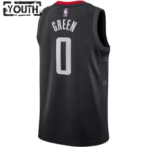 Houston Rockets Jordan Jalen Green 0 Lasten Pelipaita Statement Edition Swingman Musta