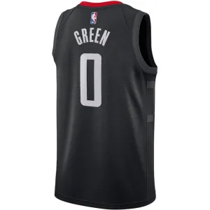 Houston Rockets Jordan Jalen Green 0 Miesten Pelipaita Statement Edition Swingman Musta