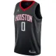 Houston Rockets Jordan Jalen Green 0 Miesten Pelipaita Statement Edition Swingman Musta
