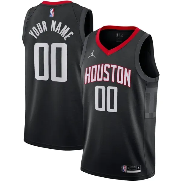 Houston Rockets Jordan Personoitava Miesten Pelipaita Statement Edition Swingman Musta Houston Rockets Jordan Personoitava Miesten Pelipaita Statement Edition Swingman Musta
