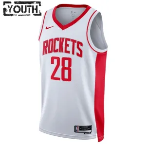 Nike Houston Rockets Alperen Sengun 28 Lasten Pelipaita Association Edition Swingman Valkoinen