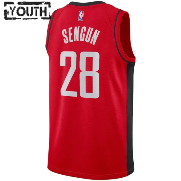 Nike Houston Rockets Alperen Sengun 28 Lasten Pelipaita Icon Edition Swingman Punainen