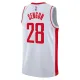 Nike Houston Rockets Alperen Sengun 28 Miesten Pelipaita Association Edition Swingman Valkoinen