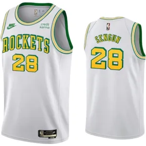 Nike Houston Rockets Alperen Sengun 28 Miesten Pelipaita Classic Edition 2022-23 Swingman Valkoinen Nike Houston Rockets Alperen Sengun 28 Miesten Pelipaita Classic Edition 2022-23 Swingman Valkoinen