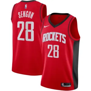 Nike Houston Rockets Alperen Sengun 28 Miesten Pelipaita Icon Edition Swingman Punainen
